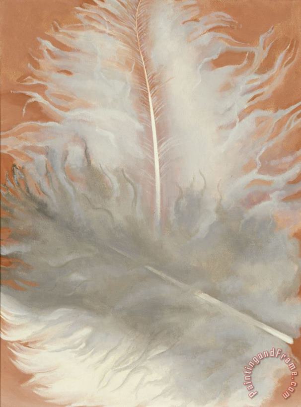 Feathers, White And Grey, 1942 painting - Georgia O'keeffe Feathers, White And Grey, 1942 Art Print