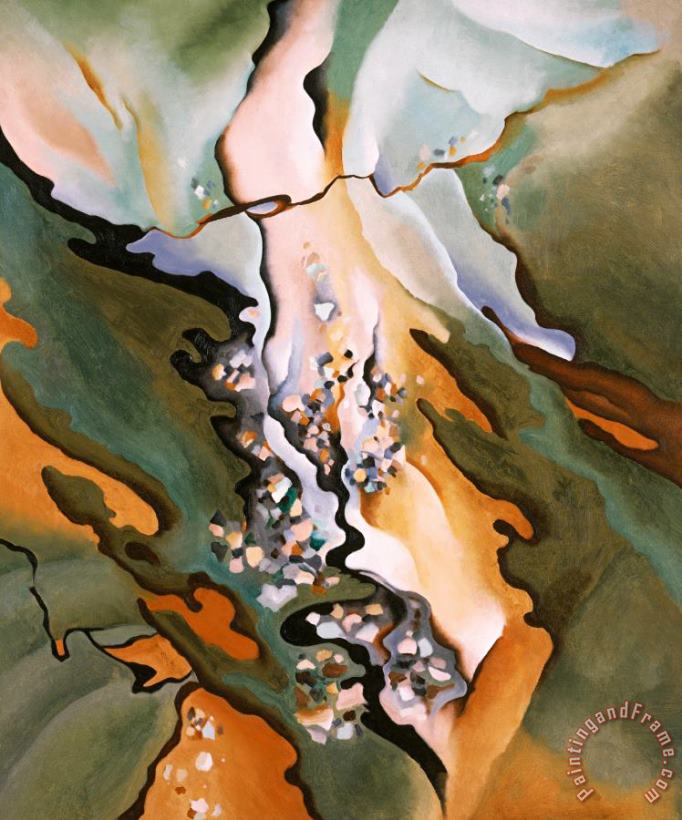 Georgia O'keeffe From The Lake No. 3. 1924 Art Painting