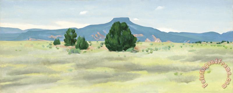 Ghost Ranch Landscape, Ca. 1936 painting - Georgia O'keeffe Ghost Ranch Landscape, Ca. 1936 Art Print