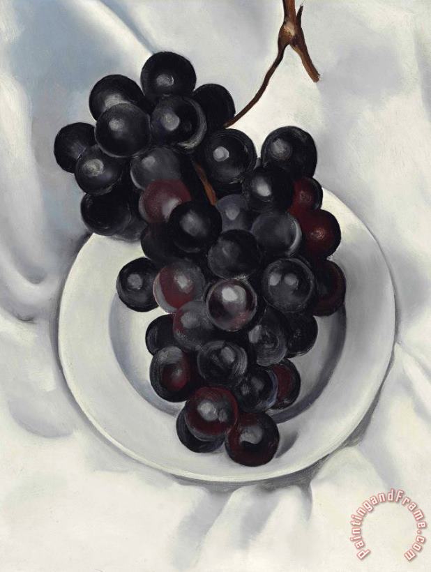 Georgia O'keeffe Grapes No. 2, 1927 Art Painting