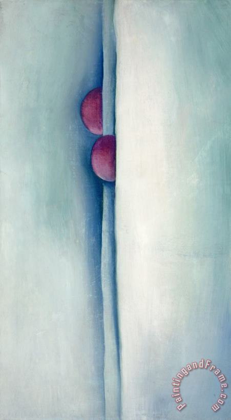 Georgia O'keeffe Green Lines And Pink, 1919 Art Painting