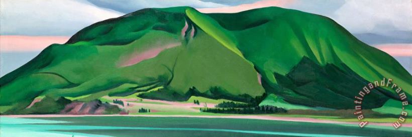 Georgia O'keeffe Green Mountains, Canada, 1932 Art Print