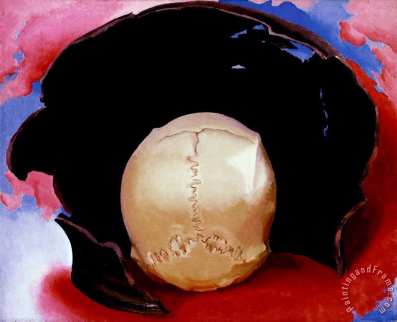 Georgia O'keeffe It Was a Man And a Pot Art Painting