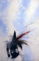 Georgia O'keeffe Kokopelli with Snow