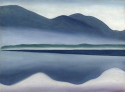 Georgia O'keeffe Lake George Formerly Reflection Seascape