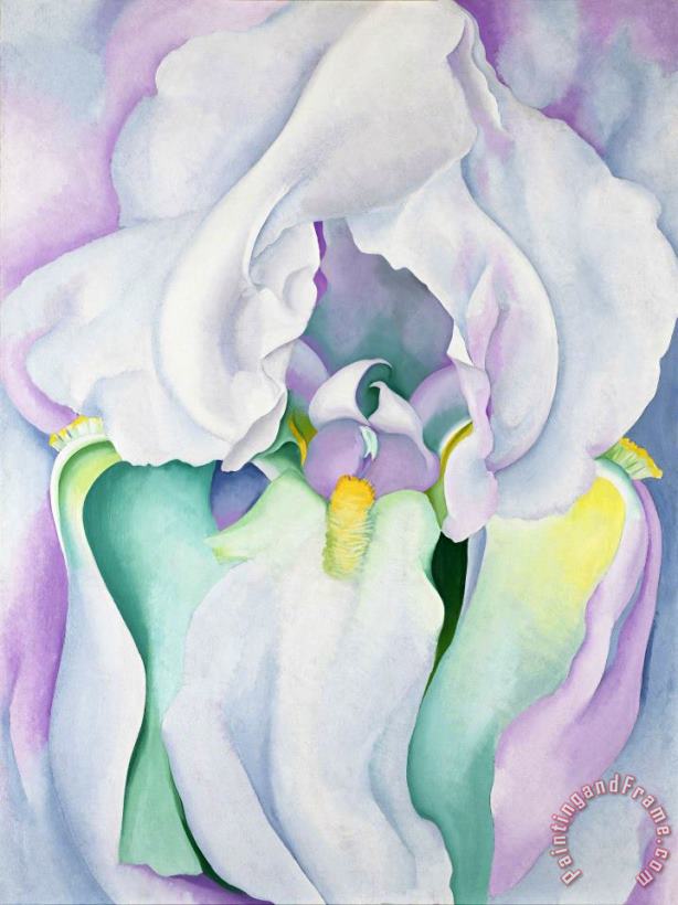 Light of Iris painting - Georgia O'keeffe Light of Iris Art Print