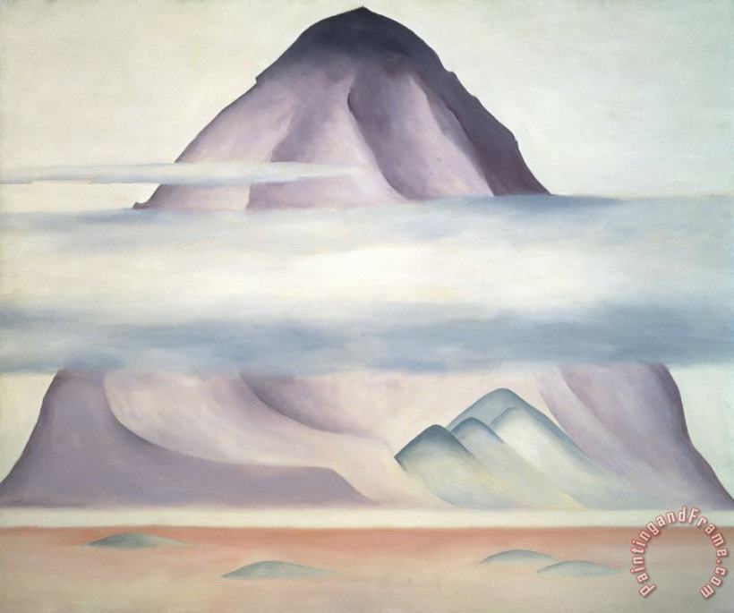 Georgia O'keeffe Misti a Memory, 1957 Art Painting