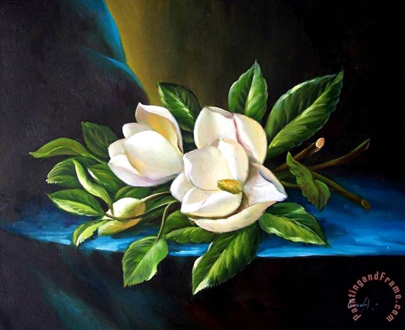 Georgia O'keeffe Modern Flowers Art Painting