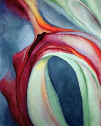 Georgia O'keeffe Music Pink And Blue II 1