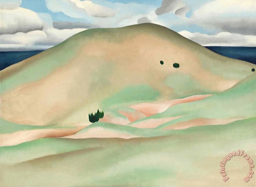 Georgia O'keeffe New Mexico Near Taos, 1929 Art Painting