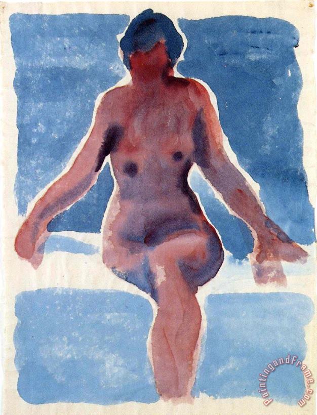 Nude Series 2 painting - Georgia O'keeffe Nude Series 2 Art Print