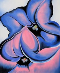 Georgia O'keeffe Purple Petunia