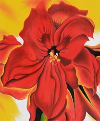 Georgia O'keeffe Red Amaryllis 2