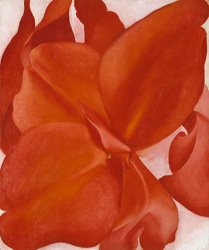 Georgia O'keeffe Red Cannas 2