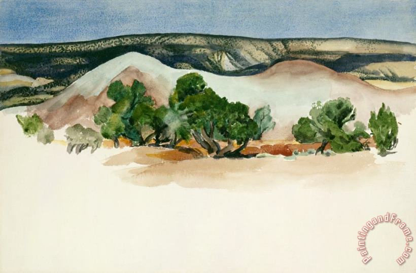 Georgia O'keeffe Untitled (ghost Ranch Landscape), Ca. 1936 Art Painting