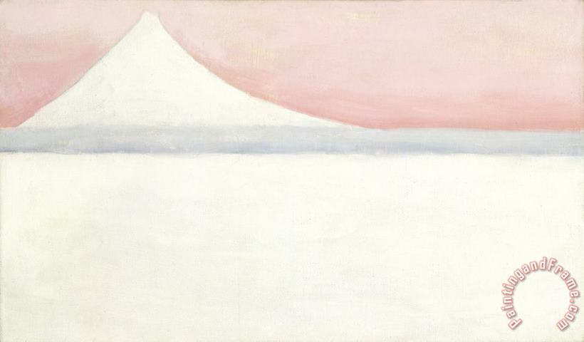 Untitled (mt. Fuji), 1960 painting - Georgia O'keeffe Untitled (mt. Fuji), 1960 Art Print