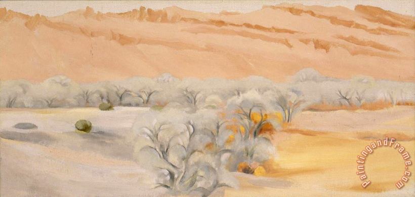 Georgia O'keeffe Untitled (new Mexico Landscape), Ca. 1943 Art Painting