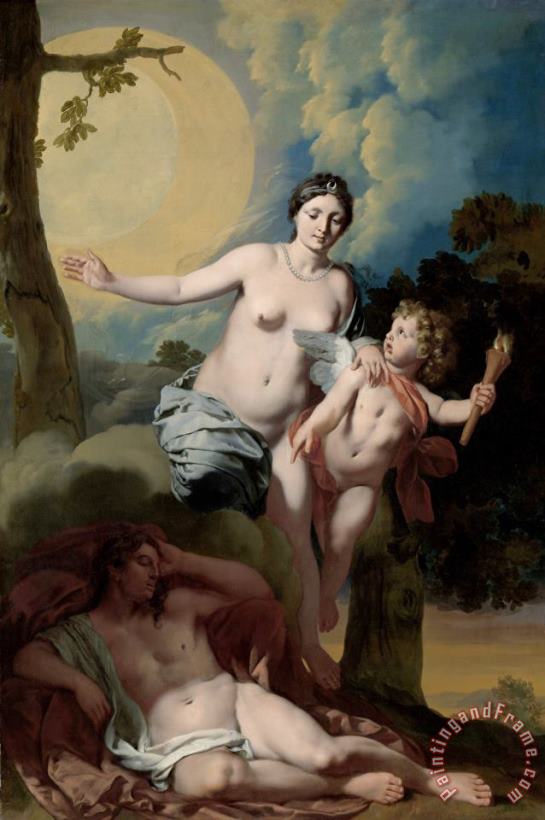 Selene And Endymion painting - Gerard de Lairesse Selene And Endymion Art Print