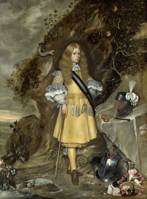 Gerard ter Borch Memorial Portrait of Moses Ter Borch<br> Art Painting