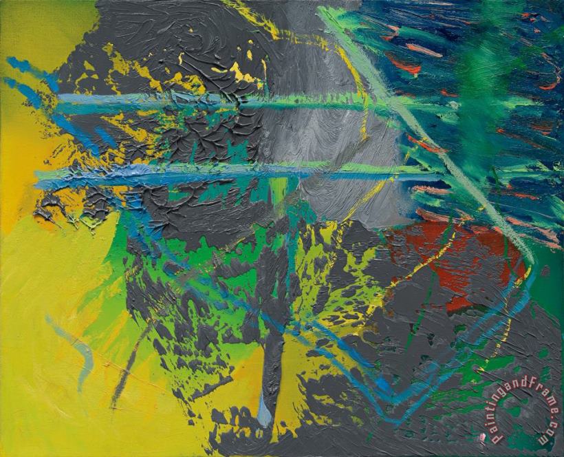 Abstraktes Bild, 1981 painting - Gerhard Richter Abstraktes Bild, 1981 Art Print