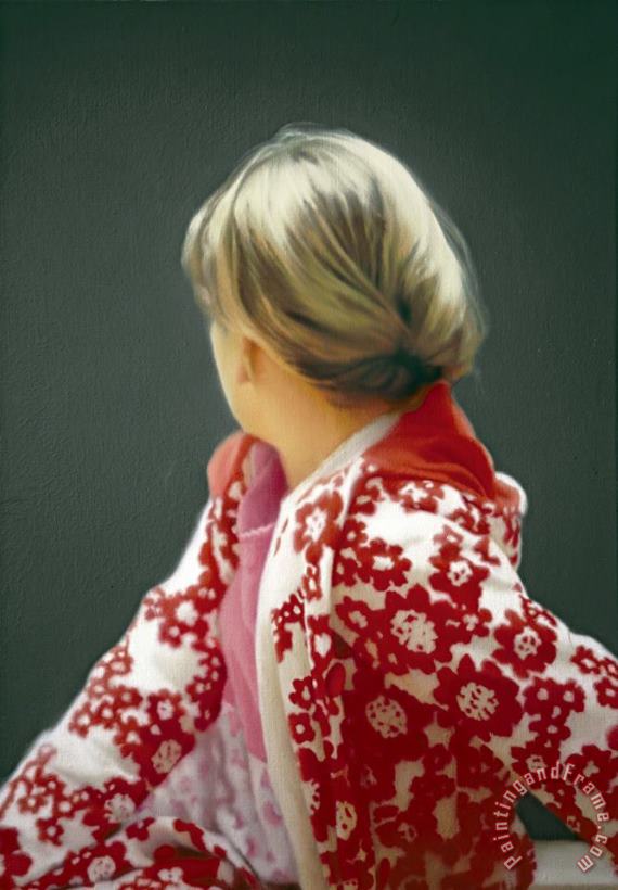 Betty, 1988 painting - Gerhard Richter Betty, 1988 Art Print