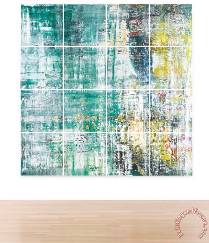Gerhard Richter Cage Grid (complete Set) Art Painting
