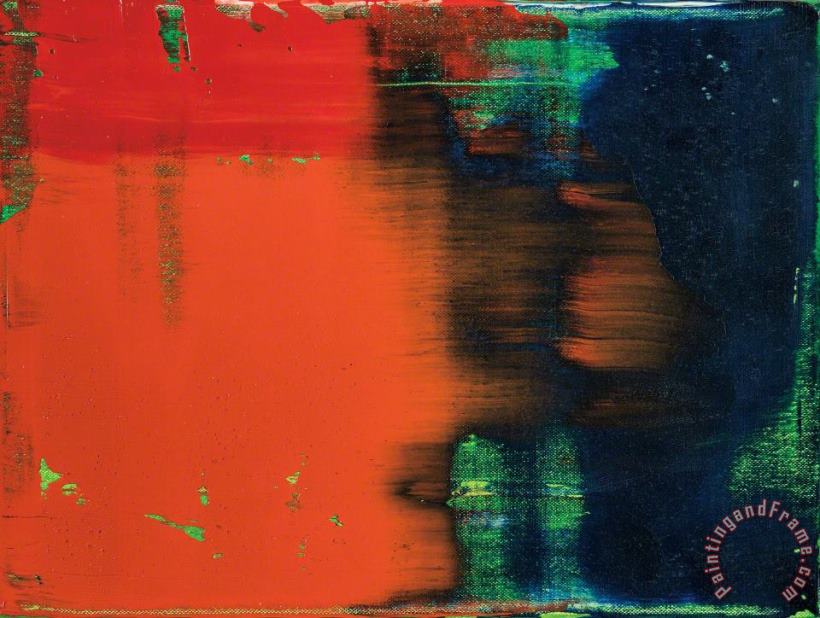 Gerhard Richter Grun Blau Rot 789 5, 1993 Art Print