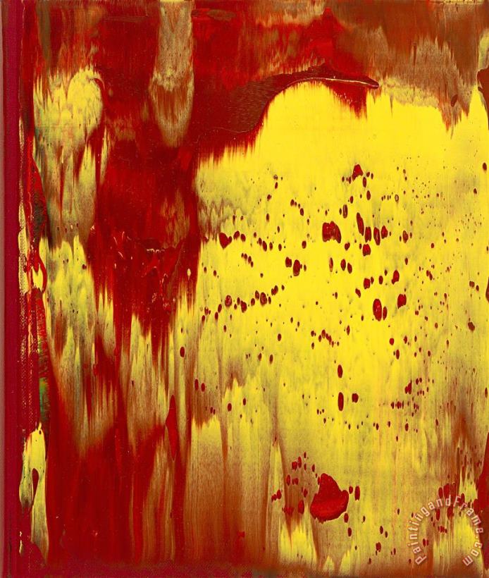 Gerhard Richter War Cut Ii, 2004 Art Painting
