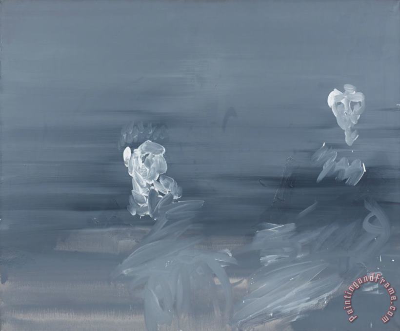 Zwei Frauen Am Tisch, 1968 painting - Gerhard Richter Zwei Frauen Am Tisch, 1968 Art Print
