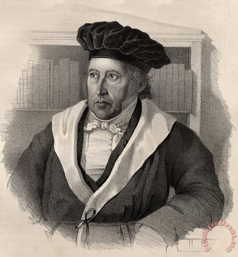 German School Georg Wilhelm Friedrich Hegel Art Print