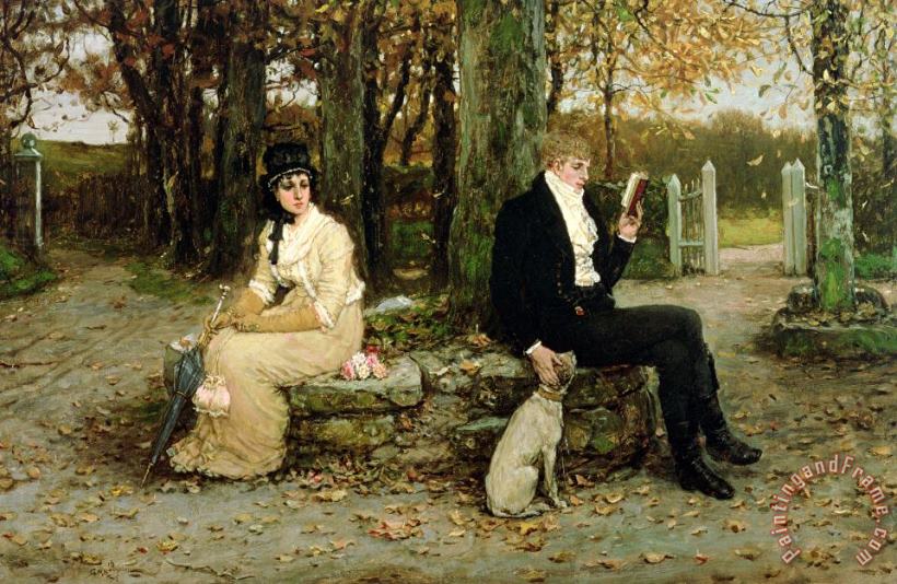 GH Boughton The Waning Honeymoon Art Painting