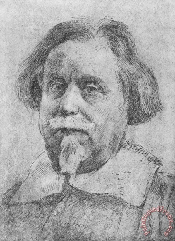 Gian Lorenzo Bernini Portrait of a Man with a Moustache Art Print