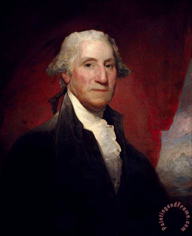 Gilbert Stuart Portrait of George Washington Art Painting