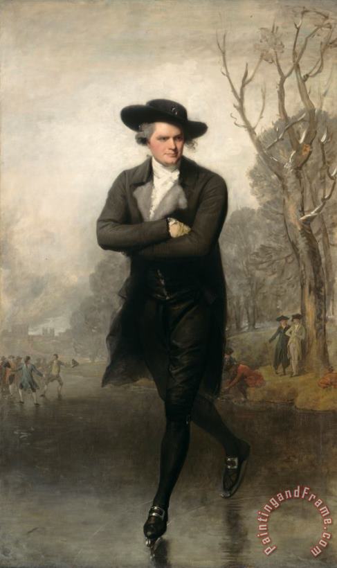 The Skater Portrait Of William Grant painting - Gilbert Stuart The Skater Portrait Of William Grant Art Print