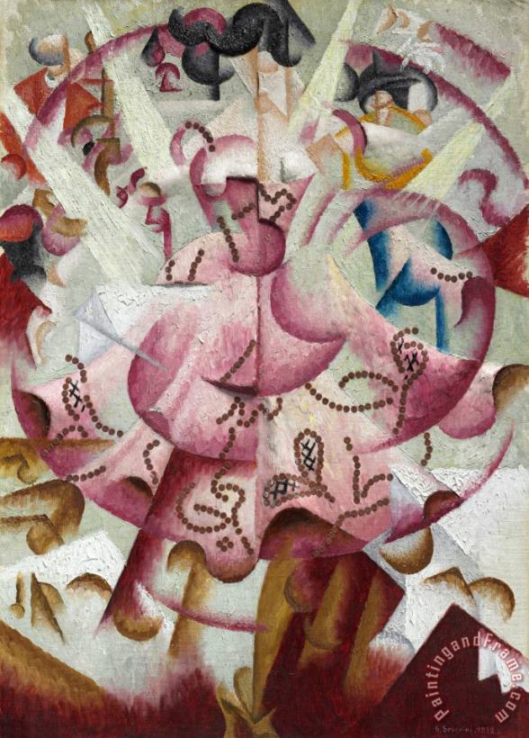 Gino Severini Dancer at Pigalle's Art Painting