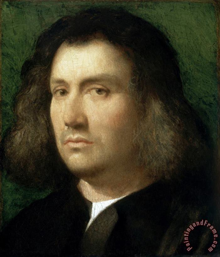Portrait of a Man painting - Giorgione Portrait of a Man Art Print