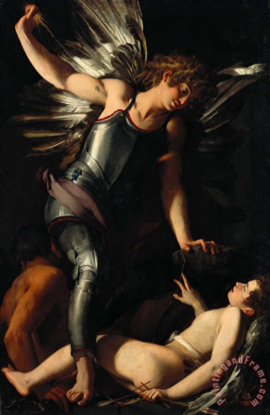 Giovanni Baglione The Divine Eros Defeats The Earthly Eros Art Painting