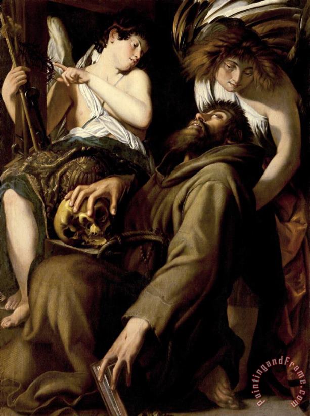 Giovanni Baglione The Ecstasy of Saint Francis Art Print