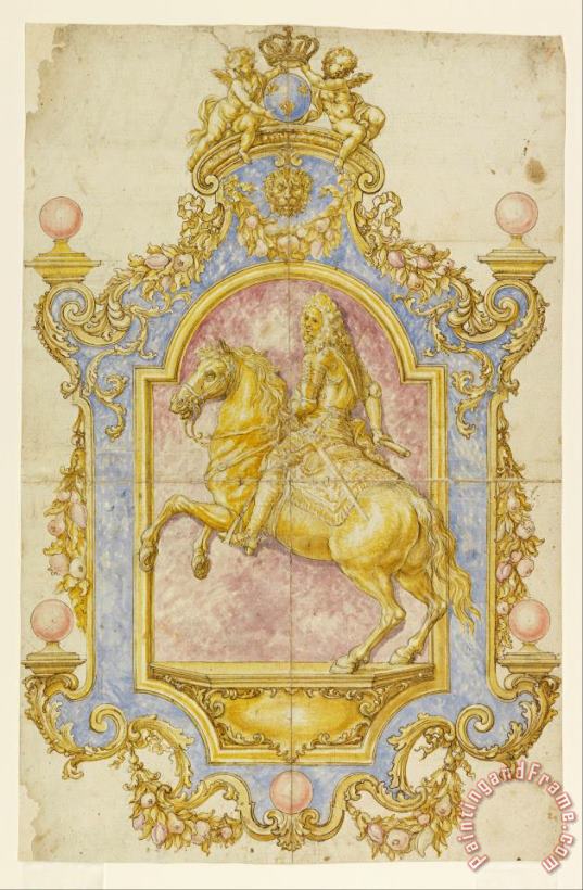 Giovanni Battista Foggini Wall Decoration for Cosimo III De' Medici Art Print