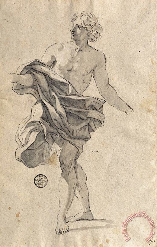 Study for a Young Man Dancing painting - Giovanni Battista Gaulli Study for a Young Man Dancing Art Print