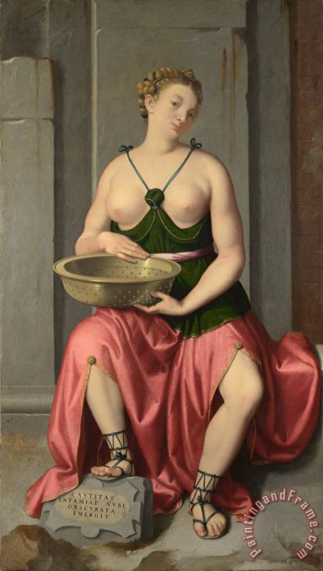 Giovanni Battista Moroni The Vestal Virgin Tuccia Art Painting