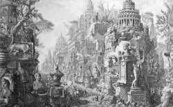 Giovanni Battista Piranesi Allegorical Frontispiece Of Rome And Its History From Le Antichita Romane