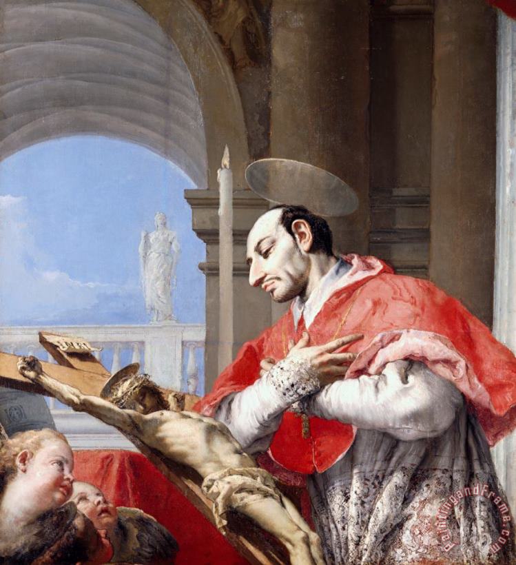 Giovanni Battista Tiepolo Saint Charles Borromeo Art Painting