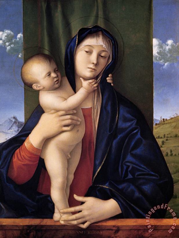 Madonna with The Child painting - Giovanni Bellini Madonna with The Child Art Print