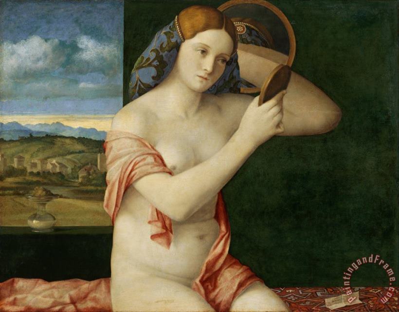 Giovanni Bellini Young Woman at Her Toilette Art Print