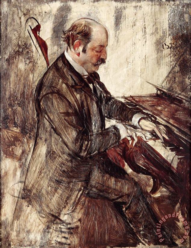 Der Pianist painting - Giovanni Boldini Der Pianist Art Print