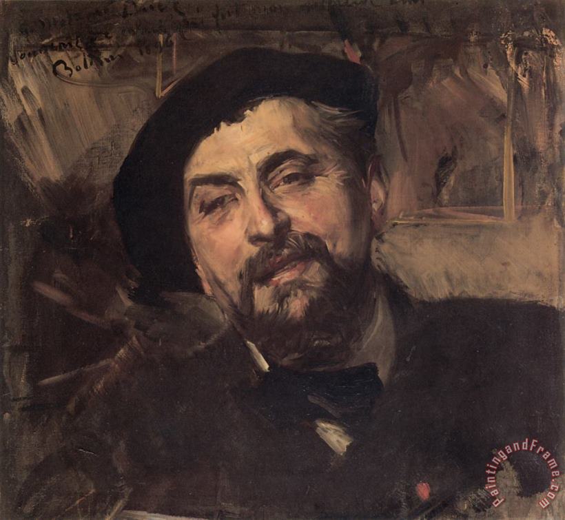Giovanni Boldini Portrait of The Artist Ernestange Duez (18431896) Art Painting