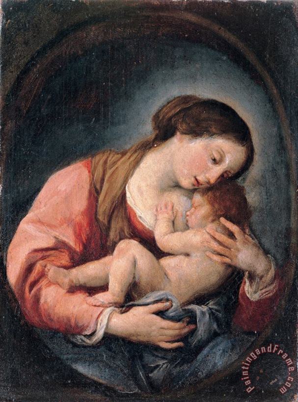 Madonna with The Child painting - Giovanni Bonati Madonna with The Child Art Print