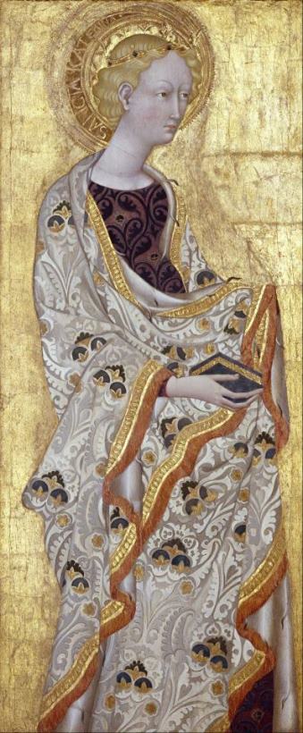 Giovanni di Paolo Saint Catherine Art Painting