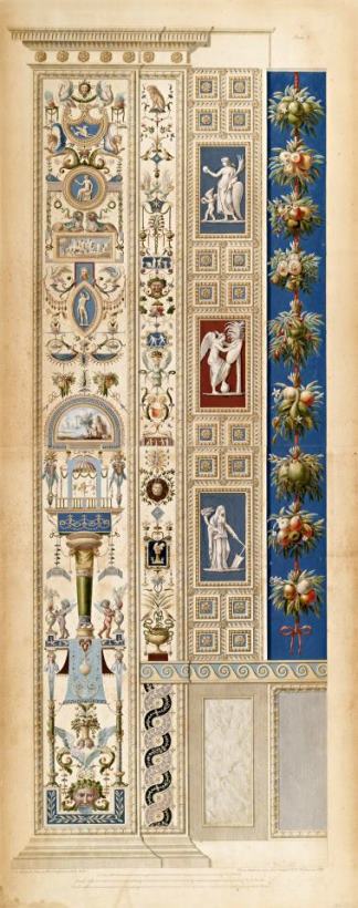 Plate I From Loggie Di Rafaele Nel Vaticano painting - Giovanni Ottaviani Plate I From Loggie Di Rafaele Nel Vaticano Art Print